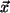 $ \vec{x}$