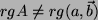 $ rg A \ne rg (a,\vec{b}) $
