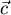 $\vec{c}$