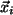 $ \vec{x}_i$
